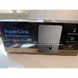 SuperLink Cell Signal Booster Built in Antenna 3G 4G LTE 5G Compatible